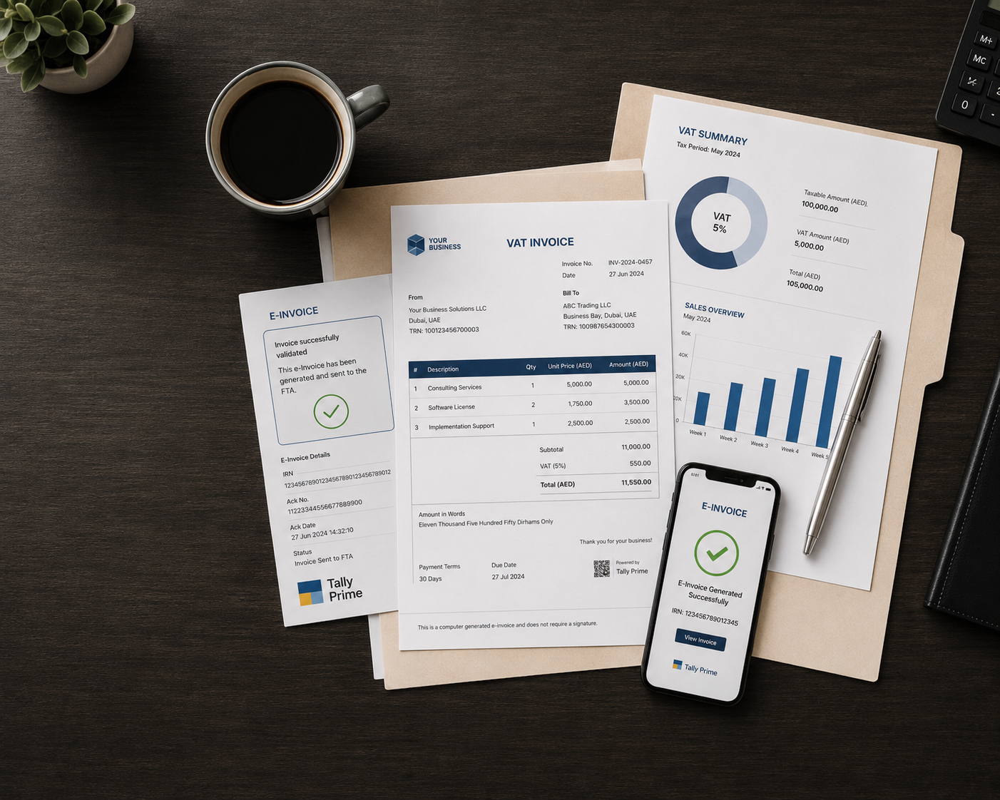 TallyPrime e-invoicing and accounting solution for UAE businesses