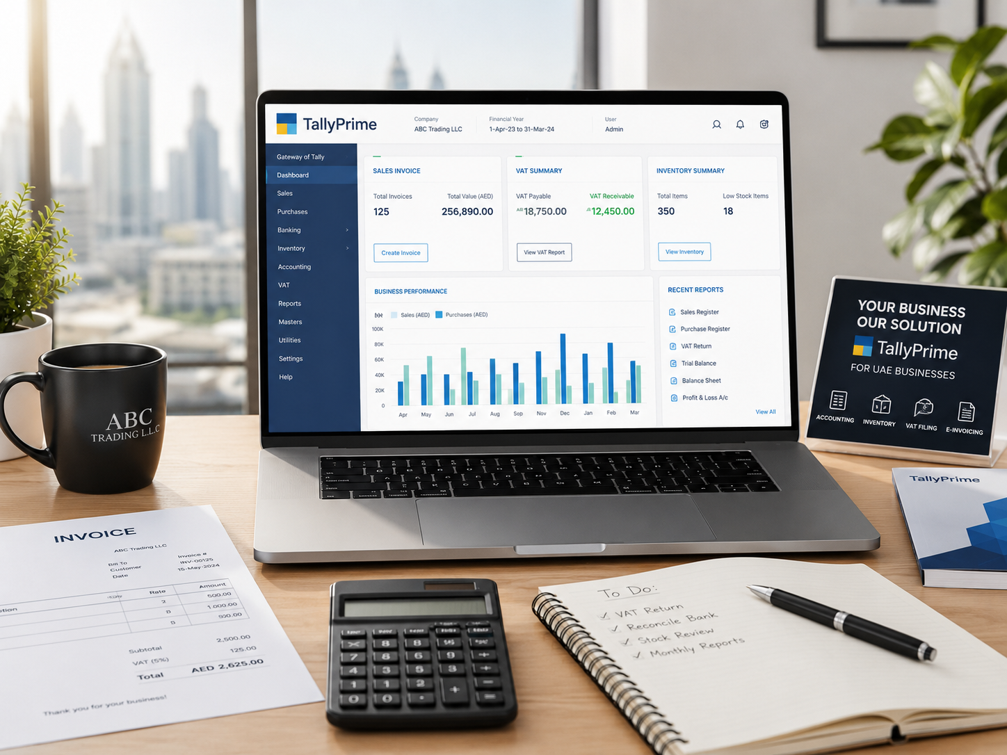 TallyPrime retail ERP and accounting software for UAE businesses